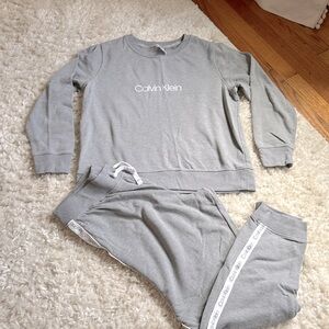 Calvin Klein lounge sweat suit.